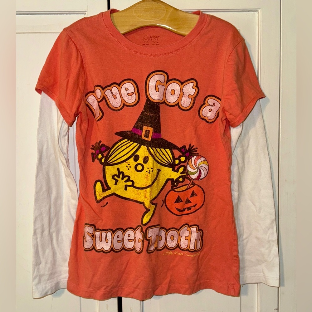 Little Miss Sunshine Halloween Long Sleeve T-shirt, size L